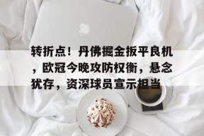 转折点！丹佛掘金扳平良机，欧冠今晚攻防权衡，悬念犹存，资深球员宣示担当的简单介绍-九游官方平台